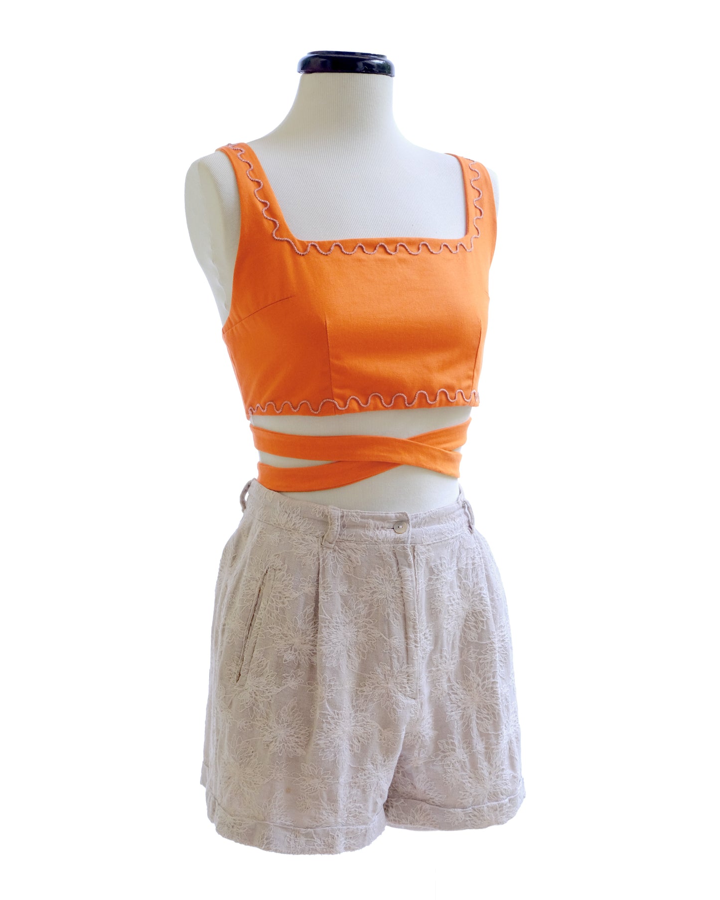 Azalea Top -Handmade embroidery