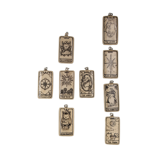 Air-dry clay Tarot charm: The Empress